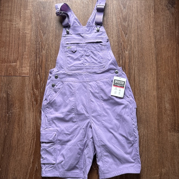 Duluth Heirloom Short Overalls, XS, Purple - Picture 1 of 4